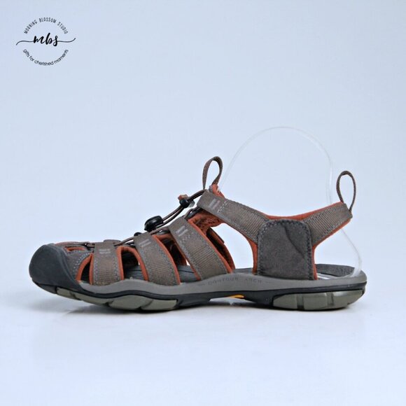 Keen‎ Clearwater Cnx Sandals Raven Tortoise Shell Brown Gray Men US 8, EU 40.5 main image 12
